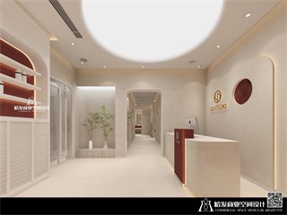 成都市美发店623㎡装修效果