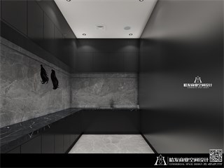 呼和浩特市美发店342㎡装修效果