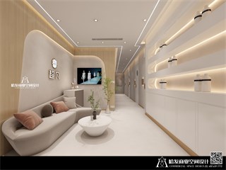 南通市美发店322㎡装修效果