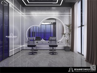 深圳市美发店161㎡装修效果