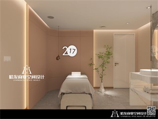 宁波市美容院227㎡装修效果