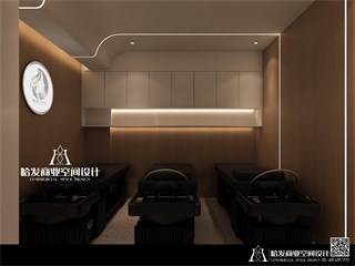 吉安市美发店150㎡装修效果