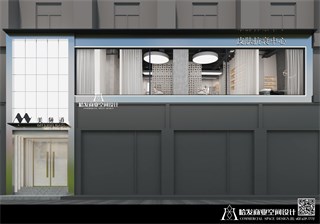 邯郸市美发店200㎡装修效果