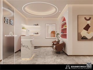 金华市美发店134㎡装修效果