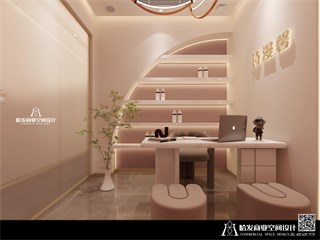 贵阳市美发店268㎡装修效果