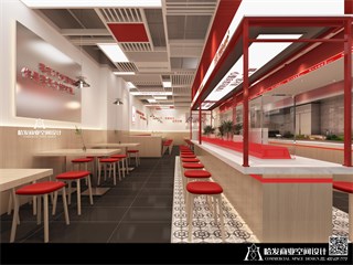 上海市餐饮类120㎡装修效果