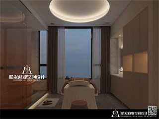 张家口市美发店371㎡装修效果