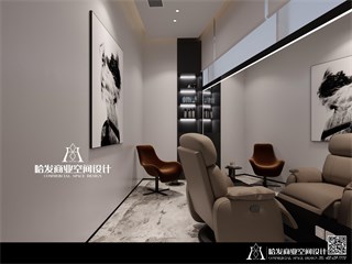 无锡市美发店220㎡装修效果