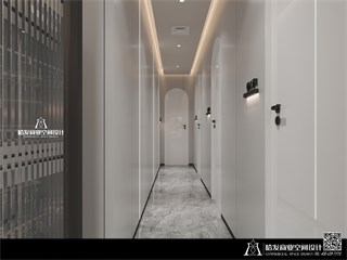 上海市美发店112㎡装修效果