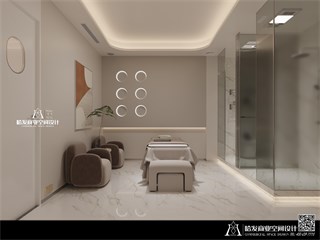 北京市美发店176㎡装修效果