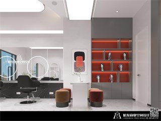 无锡市美发店0㎡装修效果