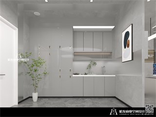 杭州市美发店142㎡装修效果