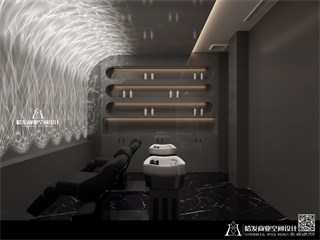 杭州市美发店260㎡装修效果