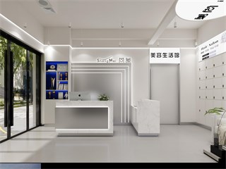 安庆市美发店400㎡装修效果