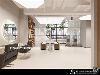 贵阳市美发店150㎡装修效果