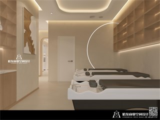 无锡市美容院285㎡装修效果