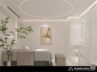 北京市美发店300㎡装修效果