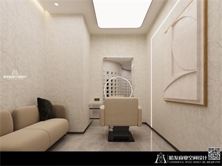 太原市美发店198㎡装修效果