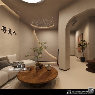 长春市美容院150㎡装修效果