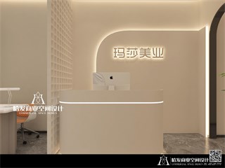 嘉兴市美发店150㎡装修效果