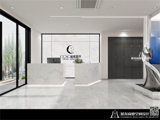 贵阳市美发店185㎡装修效果