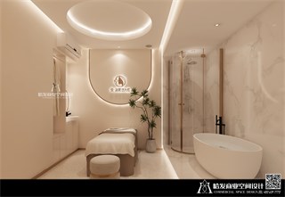 南通市美容院215㎡装修效果