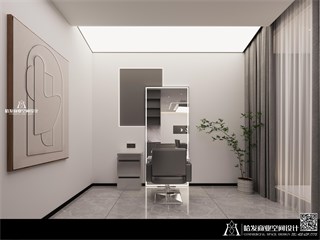 北京市美发店100㎡装修效果