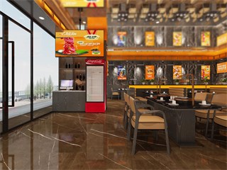 南京市餐饮类150㎡装修效果