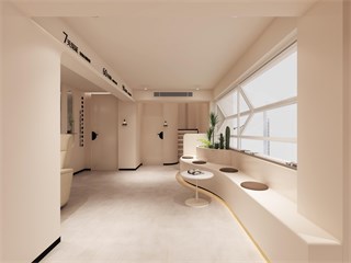 杭州市美容院150㎡装修效果