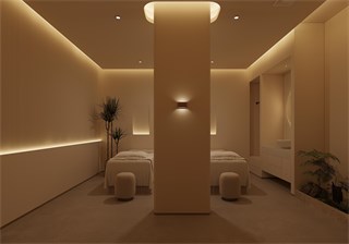 台州市美发店550㎡装修效果