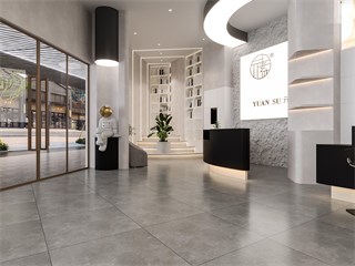 淮南市美发店255㎡装修效果