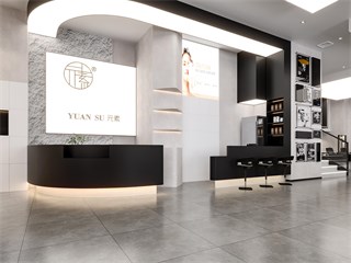 淮南市美发店255㎡装修效果
