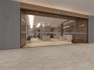 上海市美发店179㎡装修效果