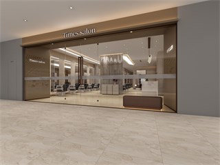上海市美发店179㎡装修效果