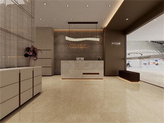上海市美发店179㎡装修效果