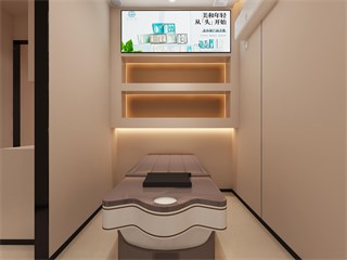 石家庄市美发店40㎡装修效果