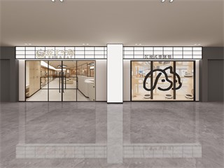南京市时尚商铺类107㎡装修效果