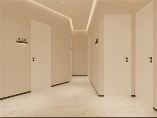 合肥市美发店128㎡装修效果