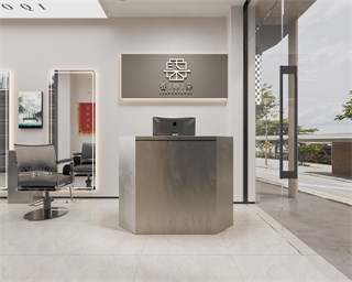石家庄市美发店59㎡装修效果