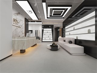 珠海市美发店196㎡装修效果